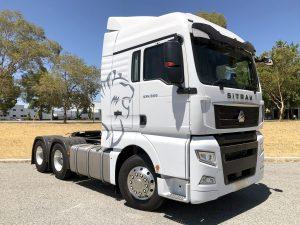 Sitrak Trucks Newcastle premises at Heatherbrae