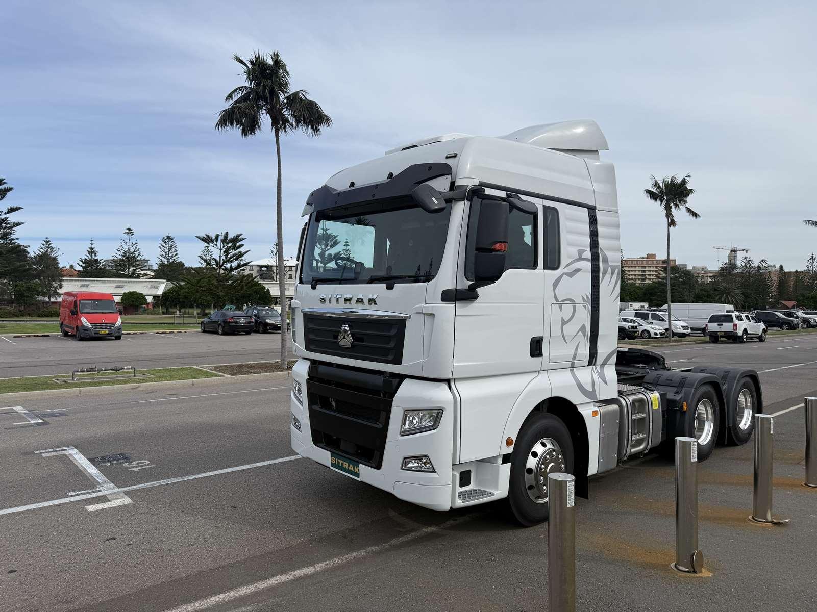 Sitrak prime mover ready for service at Newcastle